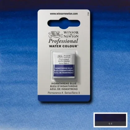 Indanthrene Blue Half Pan - S3 Professional Watercolour