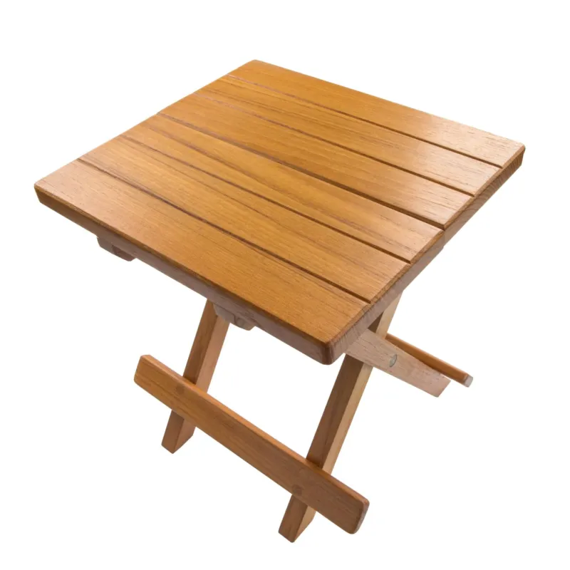 12" Brown Solid Wood Square End Table By Homeroots | End Tables | Modishstore