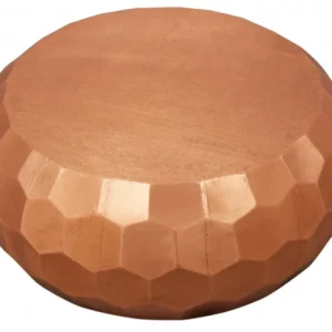 28" Rustic Copper Brass Hexagon Coffee Table By Homeroots | Coffee Tables | Modishstore