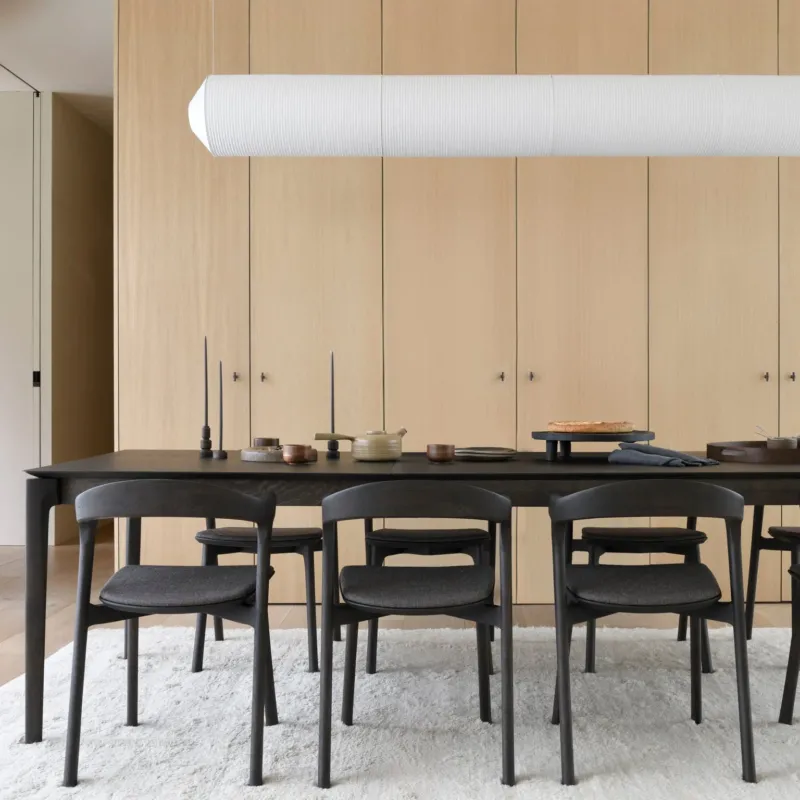 Bok Extendable Dining Table | Brown Oak – Bild 2