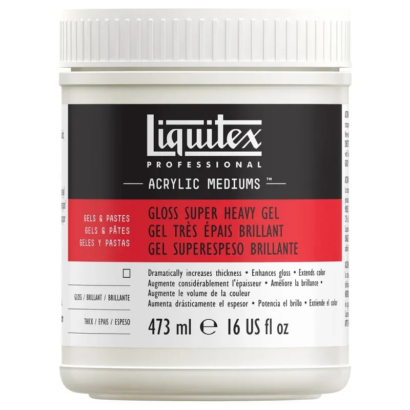 Liquitex Professional - Gloss Super Heavy Gel Medium 473ml