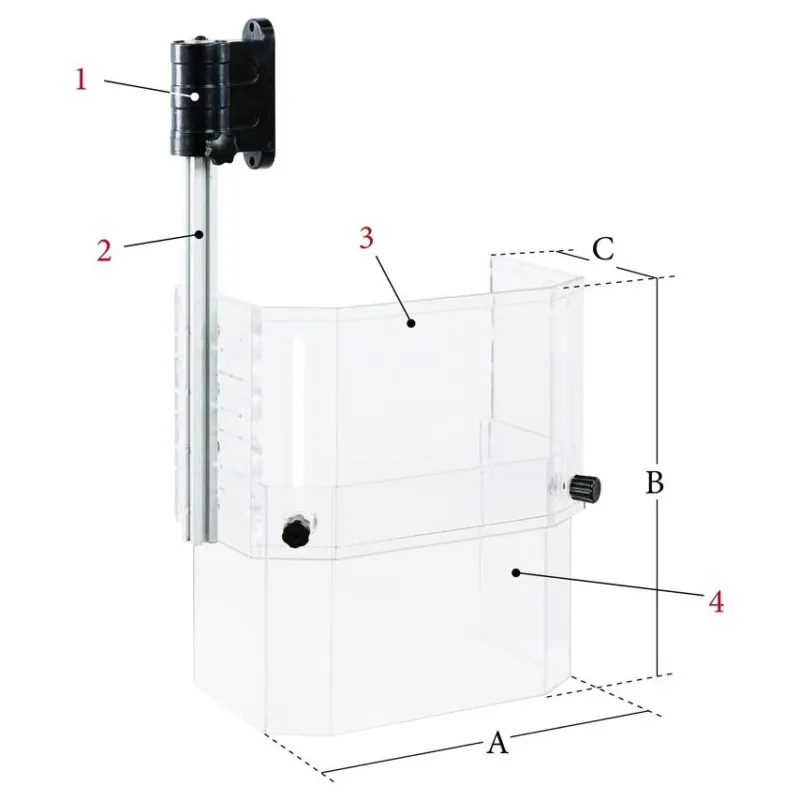 BERNARDO Schutzeinrichtunge für Bohrmaschine – Modell Schutzeinrichtung PTR-C, Gr. 3