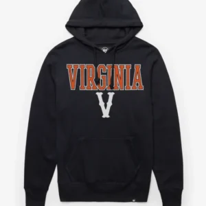 VIRGINIA CAVALIERS VINTAGE STRAIGHT BLOCK '47 HEADLINE HOOD