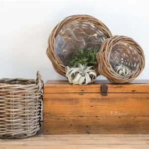 Cabana Basket Collection by Accent Decor | Outdoor Planters, Troughs & Cachepots | Modishstore - 1