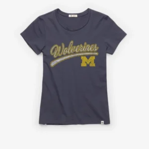 MICHIGAN WOLVERINES BELIEVER '47 WOMEN'S FRANKIE TEE