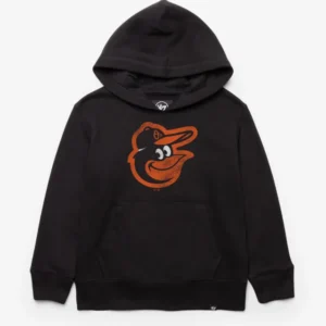 BALTIMORE ORIOLES DISTRESSED IMPRINT '47 KID'S HEADLNE HOOD