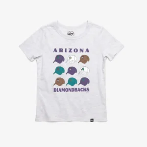 ARIZONA DIAMONDBACKS COOPERSTOWN CAP OFF '47 KID'S FRANKLIN TEE