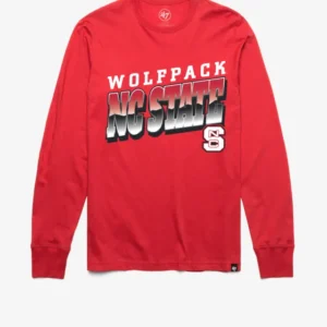 NORTH CAROLINA STATE WOLFPACK POLISHED '47 FRANKLIN LONG SLEEVE TEE