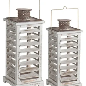 A&B Home Hesper Hanging Garden Lanterns - 2Pc/Box - Set Of 2 | Lanterns | Modishstore