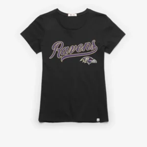 BALTIMORE RAVENS TAIL SWEEP '47 FRANKIE TEE WOMENS