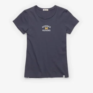 MICHIGAN WOLVERINES SPIRITED ARCH '47 WOMEN'S FRANKIE TEE