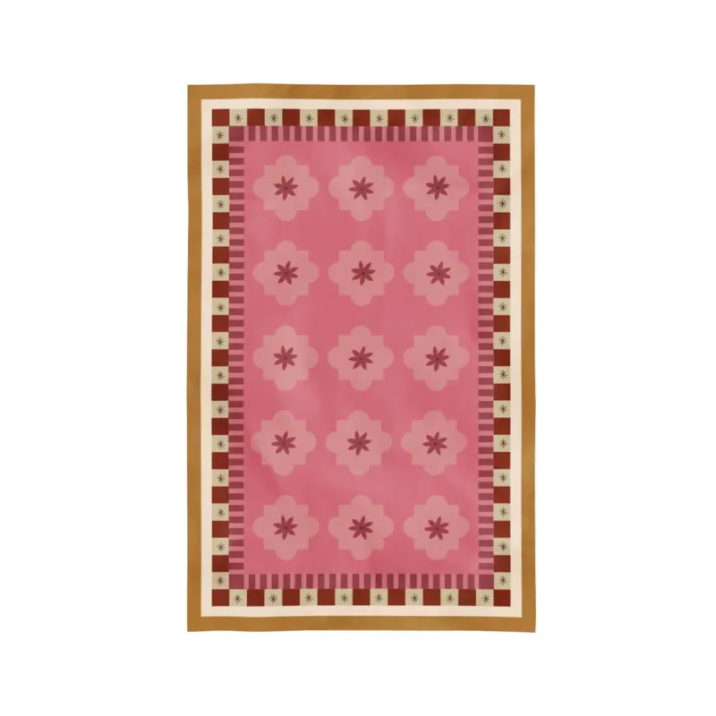 The Dusty Rose and Stars Tablecloth