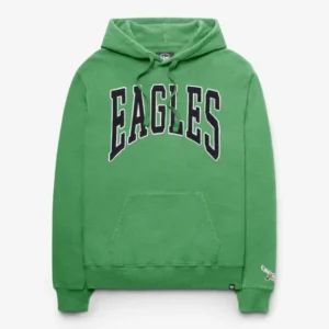 PHILADELPHIA EAGLES HISTORIC GROTON WELL WORN '47 FRENCH TERRY HOOD