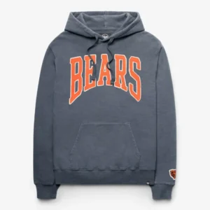 CHICAGO BEARS HISTORIC GROTON WELL WORN '47 FRENCH TERRY HOOD