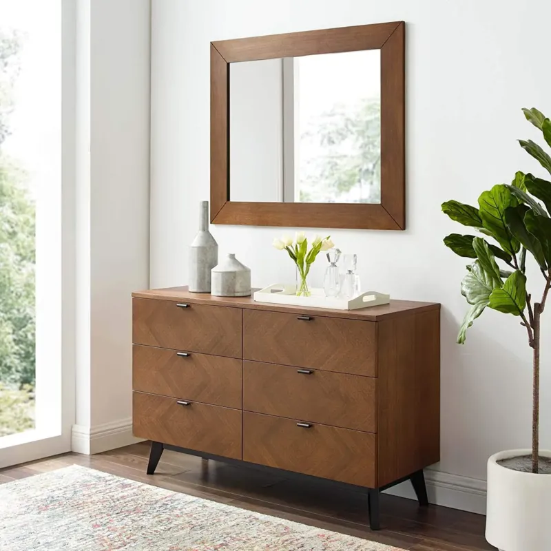Modway Kali 2 Piece Bedroom Set in Walnut - MOD-6292 | Bedroom Sets | Modishstore - 1