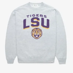 LOUISIANA STATE TIGERS LSU CAMPUS ARCH CLOUD '47 OVERSIZED CREW WOMENS