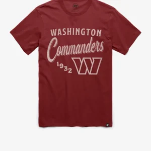 WASHINGTON COMMANDERS SCRIPT '47 FRANKLIN TEE
