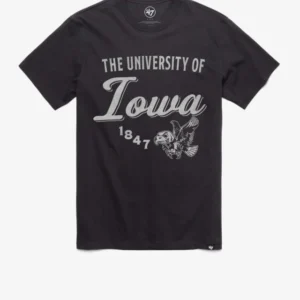 IOWA HAWKEYES VINTAGE DIAG SCRIPT '47 FRANKLIN TEE