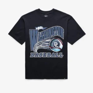 WASHINGTON NATIONALS CITY CONNECT GAME WORN CURVE '47 FOUNDATION TEE