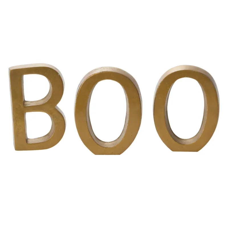 BOO Mantel Letters By Accent Decor | Planters, Troughs & Cachepots | Modishstore - 1