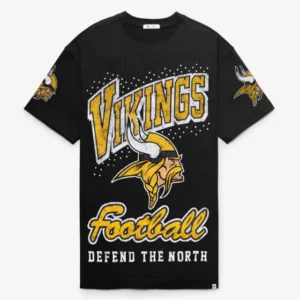 MINNESOTA VIKINGS GEMSTONE SWASH '47 WOMEN'S T-SHIRT DRESS