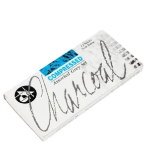 Grey Compressed Charcoal Set Box Of 12