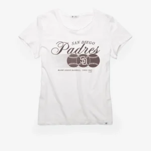 SAN DIEGO PADRES SPEED THROW '47 WOMEN'S FRANKIE TEE