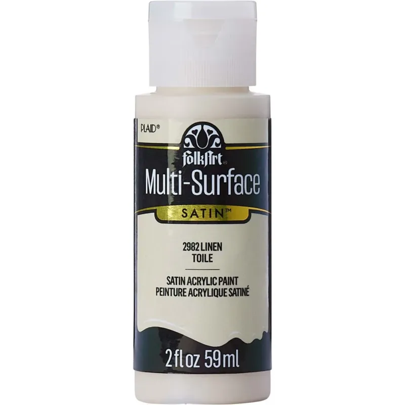 FolkArt Multi-Surface Acrylic 59ml - Linen