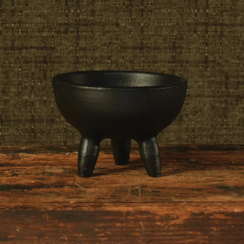 Naomi Taper / Incense Holder, Black - Matte Black Set Of 4 By HomArt | Candle Holders | Modishstore