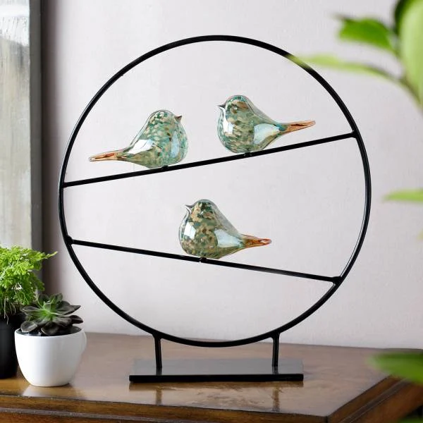 AG Silver Bird Trio Desk Decor By SPI Home | Decor | Modishstore