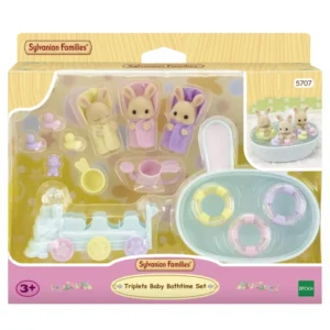 Sylvanian Families Triplets Baby Bathtime Set