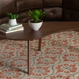 Baxton Studio Scarlette Mid-Century Modern Walnut Finished Coffee Table | Modishstore | Coffee Tables