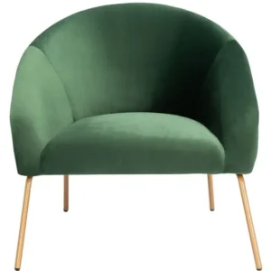 Safavieh Mandi Velvet Accent Chair | Accent Chairs | Modishstore - 1