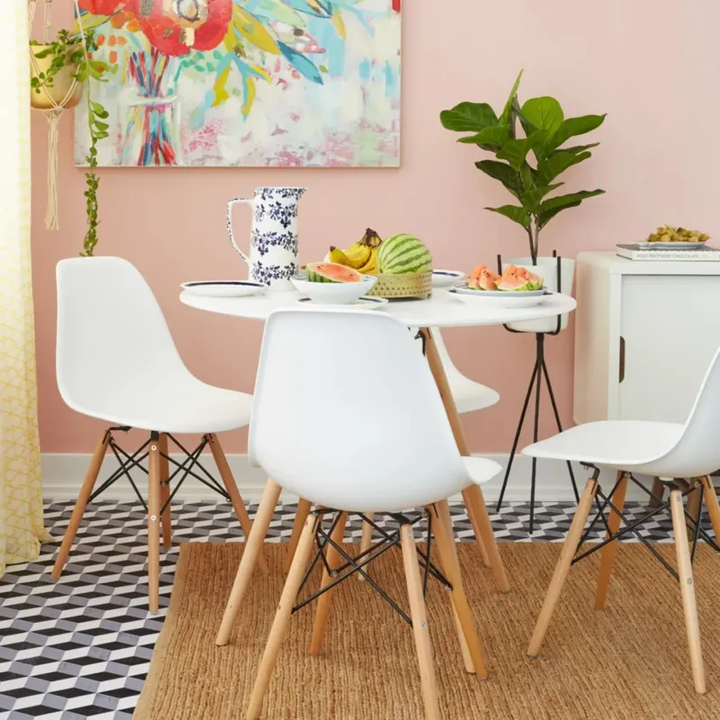 Pyramid 32" Round Dining Table By World Modern Design | Dining Tables | Modishstore