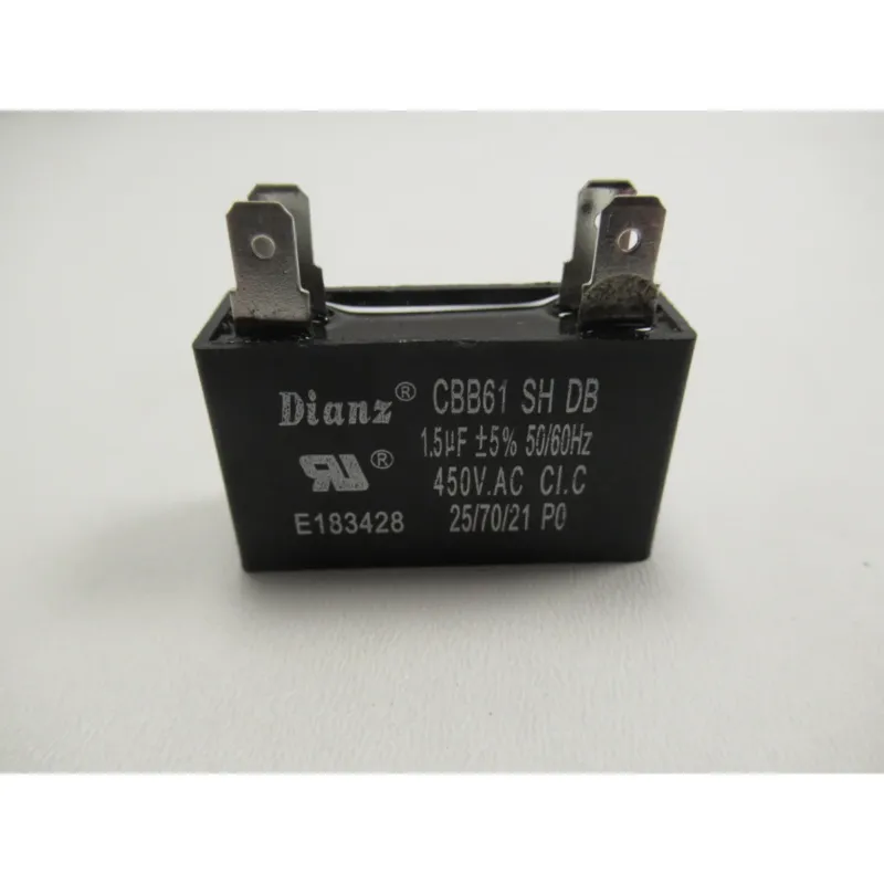 Unicraft Kondensator LEF 50 S 1,5µF+-5% / 450V AC 50/60Hz - Art. 0626205009