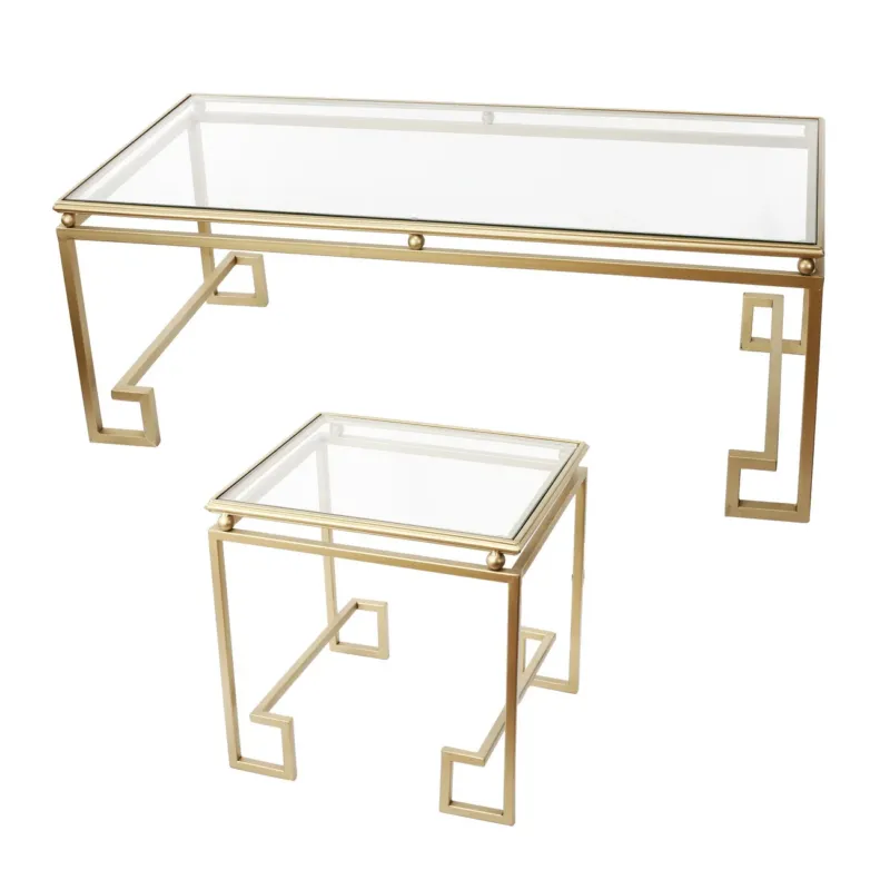 A&B Home Halcyone (1)Coffee/(2)Side Tables Set - Set Of 3 | Side Tables | Modishstore