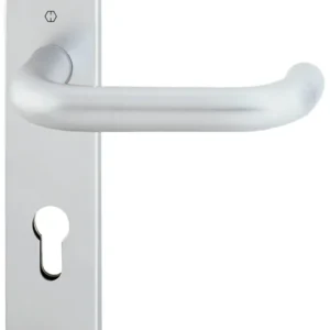 HOPPE Feuerschutzgarnitur Paris FS-138F/202K Aluminium F1 DIN L/R Türstärke 40-55 mm