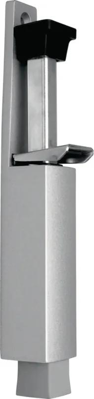 DENI Türfeststeller 3837 0060 22 Zinkdruckguss silber lackiert Hubhöhe 60 mm Türmontage