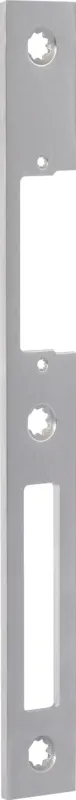 BKS Flachschließblech Edelstahl käntig 24 x 216 mm DIN links