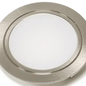 L&S Einbauleuchte Chip HE 58 Emotion 24V DC 2,5W – Flacher LED-Spot, dimmbar, Edelstahl gebürstet