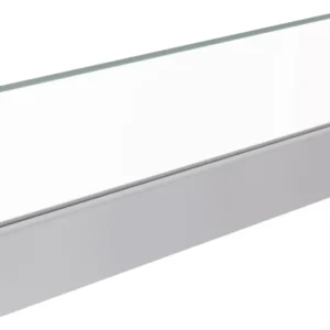 ATHMER Schall-Ex® GSA Türabsenkdichtung für Glastüren, 708 mm, Aluminium silberfarben eloxiert