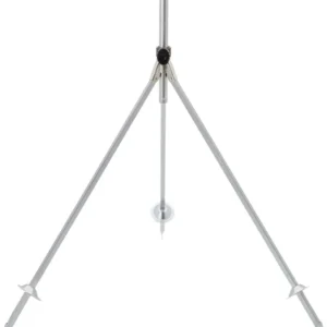 GEKA Dreibeinstativ Stahl verzinkt 2x G3/4" AG mit Standspitzen höhenverstellbar bis 1070 mm