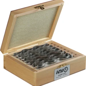 AMF Parallelunterlagensatz Nr. 6344SP wellenförmig, 8 Paar, Größe 9-23 mm, Länge 110 mm