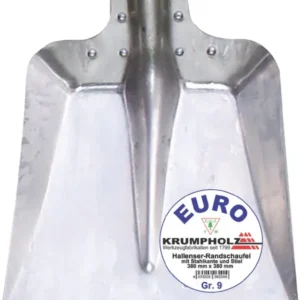 KRUMPHOLZ Hallenser Randschaufel FAVORIT Gr.9 380x380mm Aluminiumblech