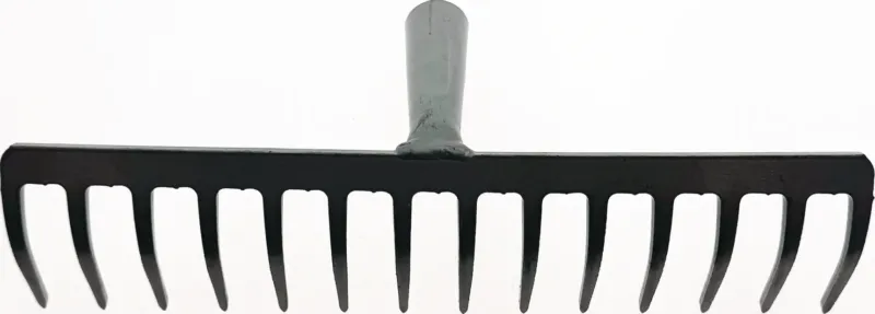 KRUMPHOLZ Gartenrechen ohne Stiel 355 mm Arbeitsbreite mit 14 Zinken