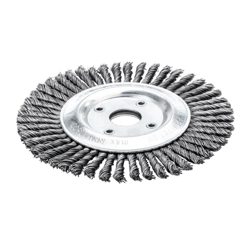 LESSMANN Rundbürste PIPELINE ZRP Ø 150 mm Stahldraht STH 0,50 mm für Bohrmaschinen