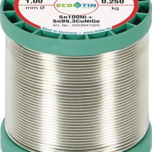 FELDER Lötdraht ISO-Core® RAClear 1 mm 250 g Sn100Ni+ bleifrei für Elektrotechnik