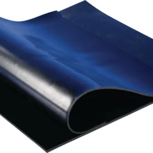 MÖLLER Gummiplatte schwarz NR/SBR 1,2 m x 10 m x 2 mm ohne Gewebeeinlage