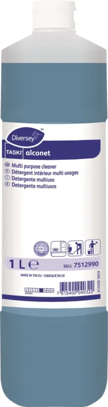 TASKI alconet Mehrzweckreiniger Konzentrat 1l Flasche – streifenfrei