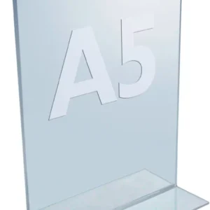 Twinco Solution Tischaufsteller DIN A5 Acryl transparent freistehend